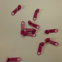 Reißverschluss-Schieber 3,9 mm Pink