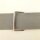 Baumwoll Gurtband Grau 30mm inkl. 4 Vierkantringen