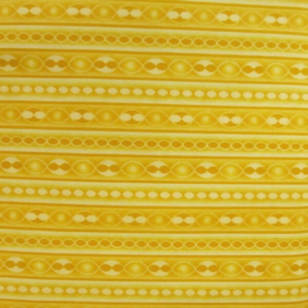TRANSFORMATION Stripe Yellow Kombistoff Strandtasche