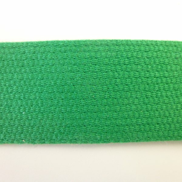 Baumwoll Gurtband Grün 30mm